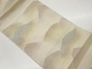 紗 紙布抽象模様名古屋帯